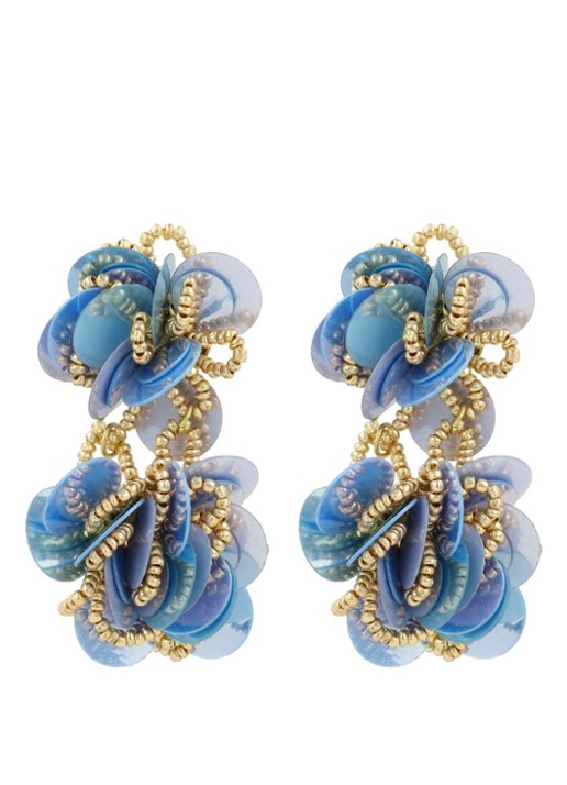 LOTT. gioielli Double Knotted Sequins M oorstekers verguld