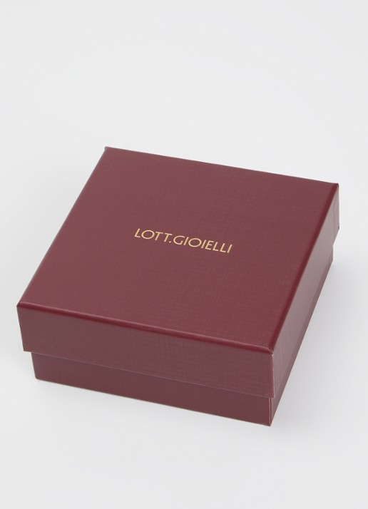 LOTT. gioielli Estelle S oorstekers met pailletten verguld - detail 4 aubergine