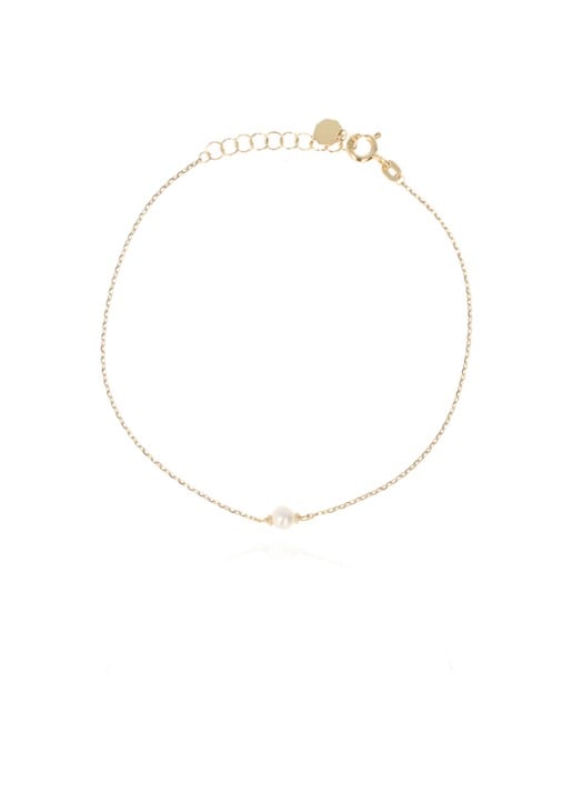 LOTT. gioielli One Pearl armband verguld