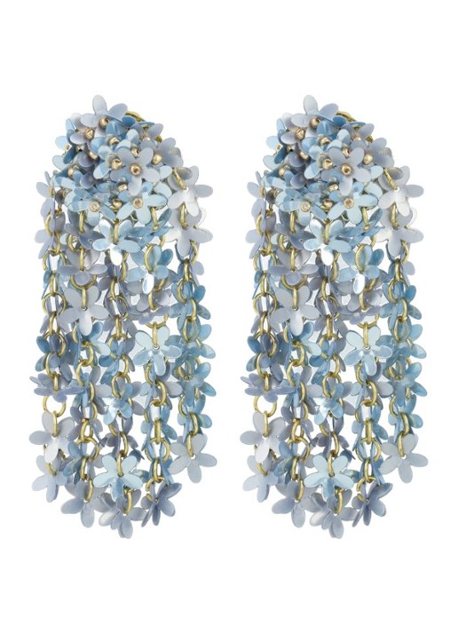 LOTT. gioielli Sequin Flower Rain oorstekers