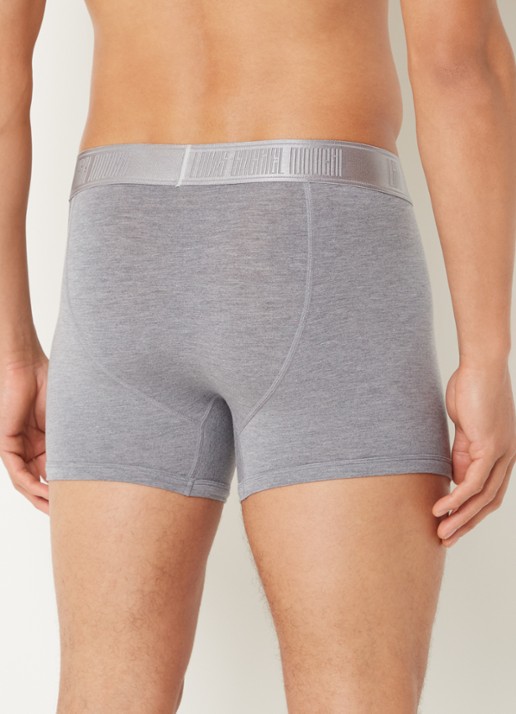 Louis Gabriel Nouchi Boxershort met logoband en cut-out detail - achterkant 3 grijsmele