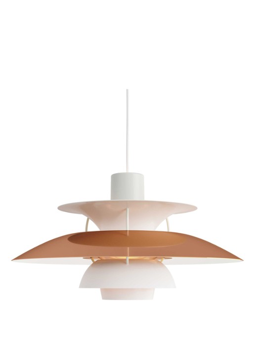 Louis Poulsen PH 5 hanglamp Ø 50 cm - voorkant orange