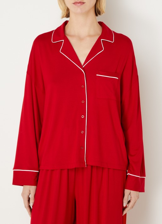 Lounge Alpine Dreams pyjamatop met V-hals