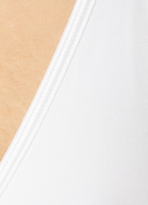Lounge Bralette met logoband - detail 5 wit