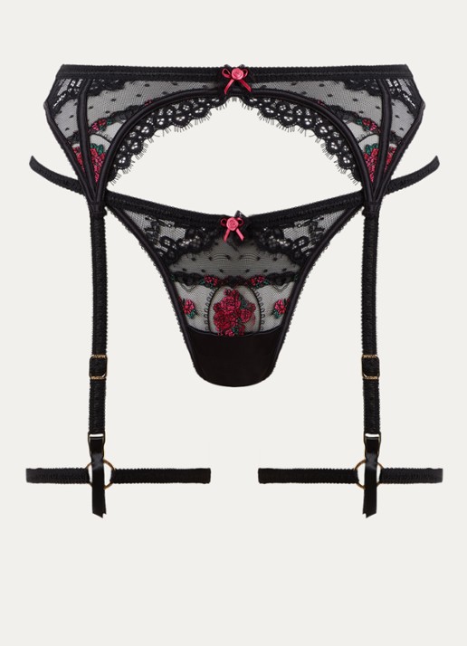 Lounge Marielle jarretels van mesh