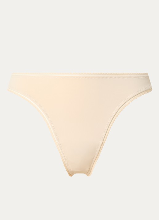 Lounge Naadloze string  - voorkant gebroken wit