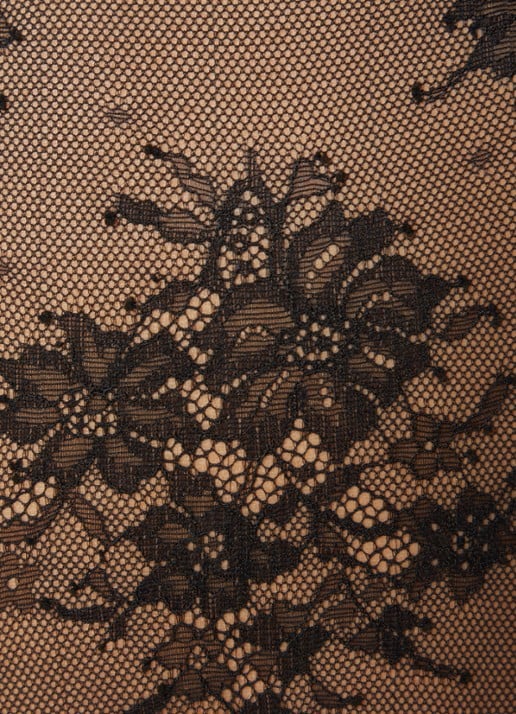 Lounge Sultry body van kant - detail 2 zwart