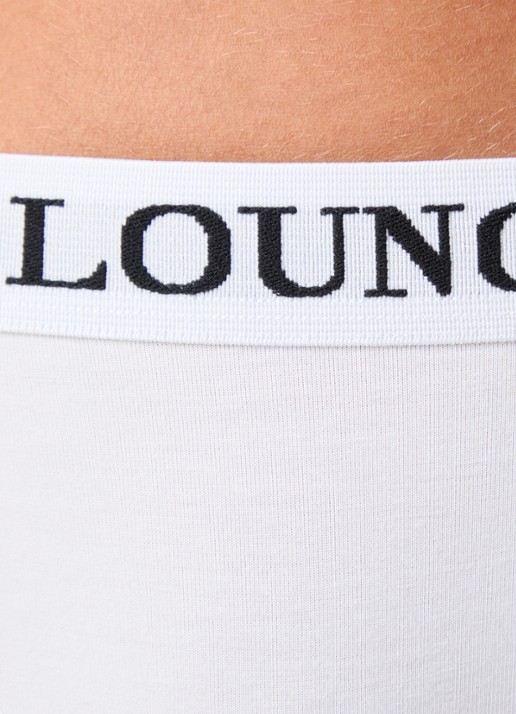 Lounge Tanga met logoband - detail 5 wit