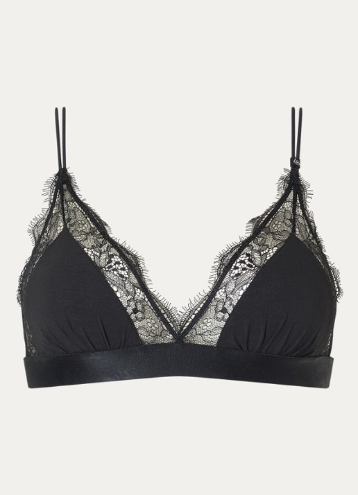 Love Stories Love Lace bralette - voorkant 2 zwart