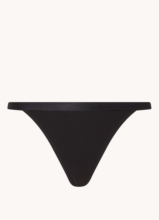 Love Stories Roomservice string met kant - voorkant 2 zwart