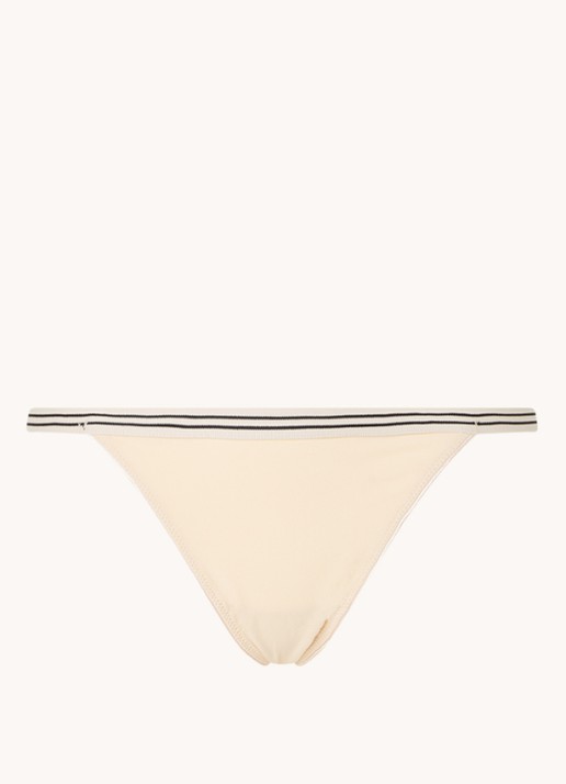 Love Stories Roomservice string met kant - voorkant beige