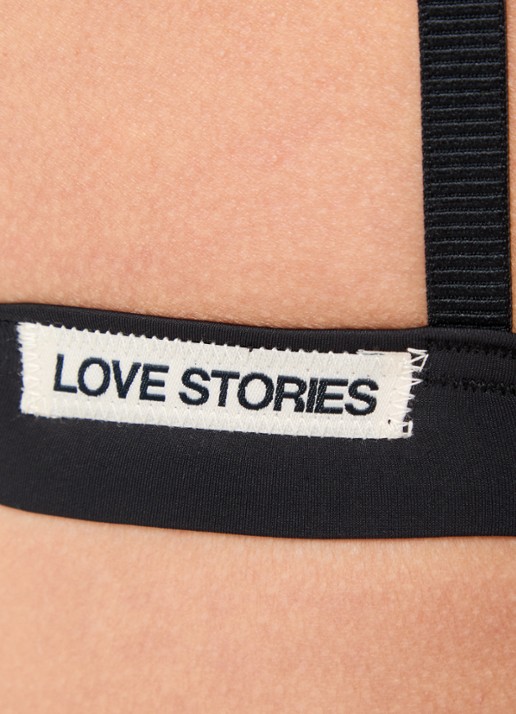Love Stories Uma bralette met pailletten - detail 2 zwart