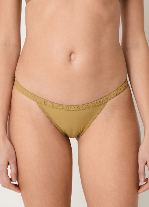 Love Stories Wilde Rose slip met kant en plooidetail