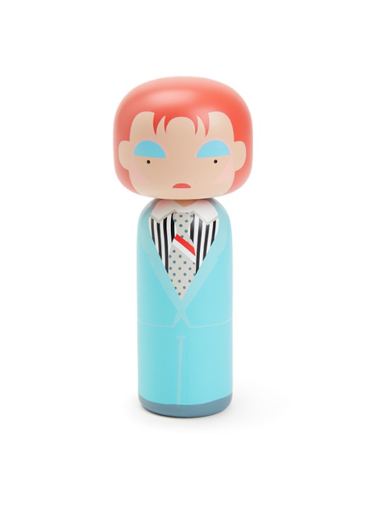 Lucie Kaas David Bowie Life On Mars? Kokeshi Doll 14,5 cm