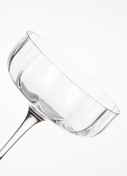 Luigi Bormioli Mixology Jazz cocktailglas 30 cl set van 6  - voorkant 2 transparant