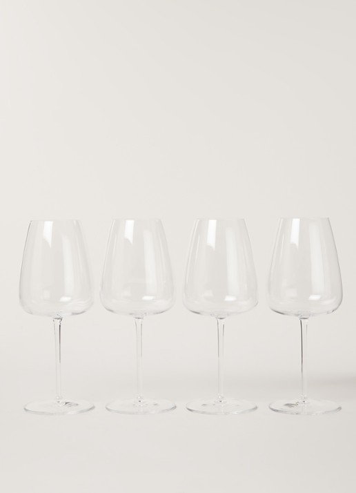Luigi Bormioli Talismano Chardonnay Grand Cru witte wijnglas 55 cl set van 4 - voorkant 2 transparant