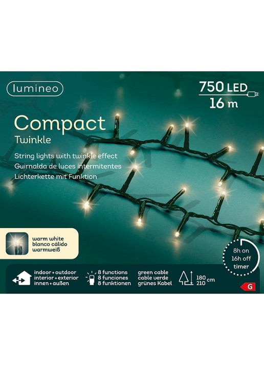 Lumineo Compact lichtslinger 16 meter - detail 4 groen