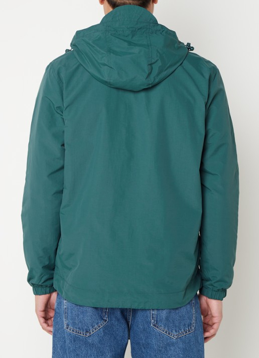 Lyle & Scott Lichtgewicht jack met capuchon - achterkant 3 groen