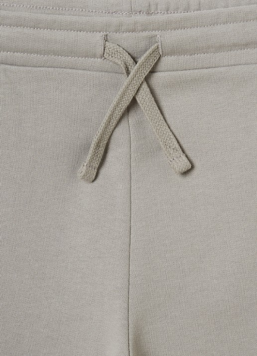 Lyle & Scott Loose fit korte joggingbroek met steekzakken - detail 3 grijs
