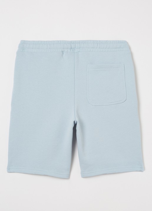 Lyle & Scott Loose fit korte joggingbroek met steekzakken - voorkant 2 lichtblauw