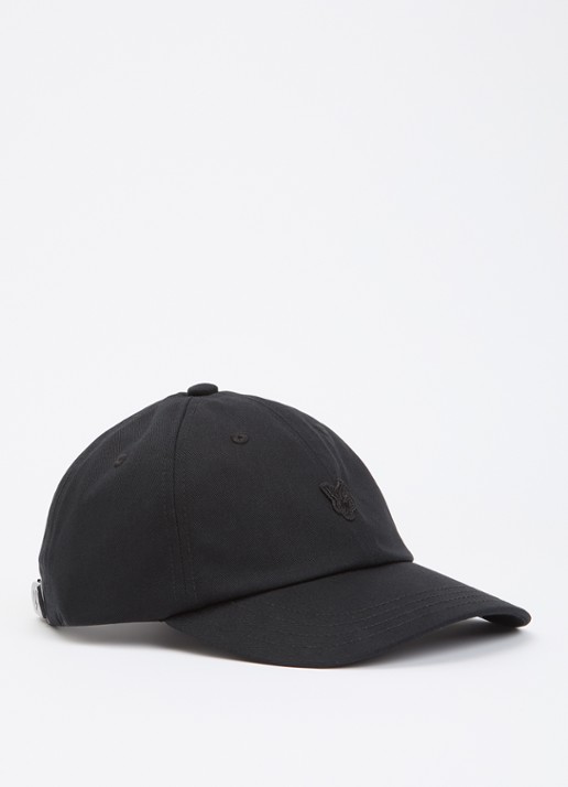 Lyle & Scott Pet met logoborduring - voorkant zwart