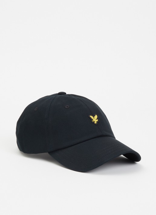 Lyle & Scott Pet met logoborduring  - voorkant zwart