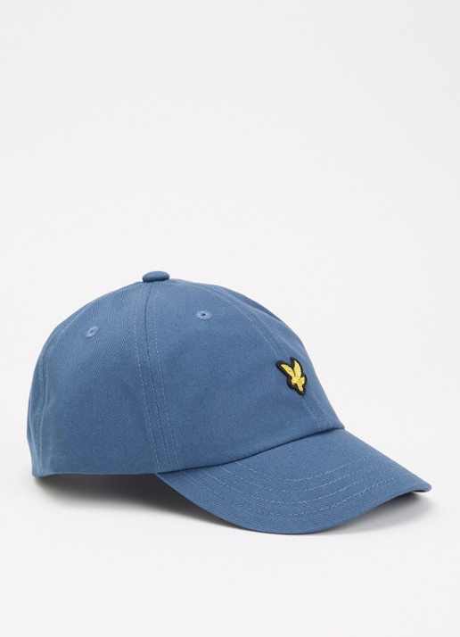 Lyle & Scott Pet met logoborduring - voorkant 2 okergeel