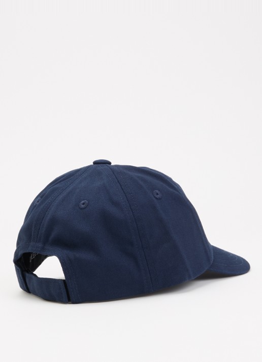 Lyle & Scott Pet met logoborduring - detail donkerblauw