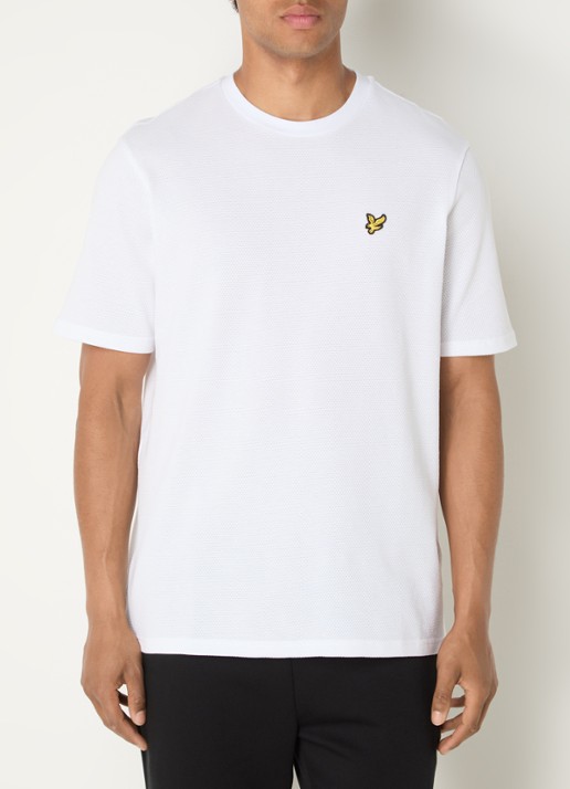 Lyle & Scott Popcorn T-shirt met logo