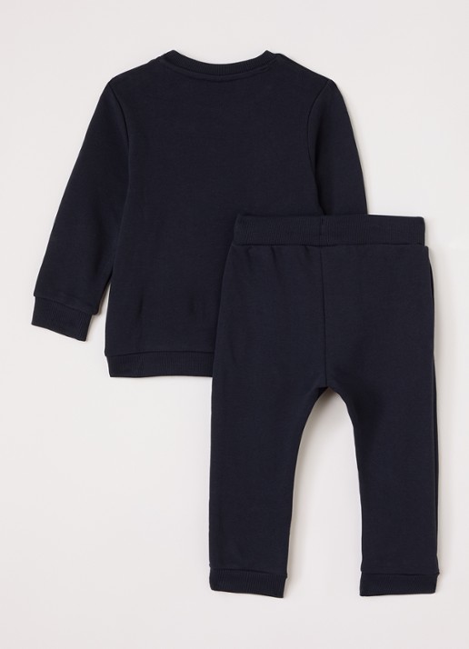 Lyle & Scott Set van sweater met joggingbroek 2-delig - voorkant 2 donkerblauw