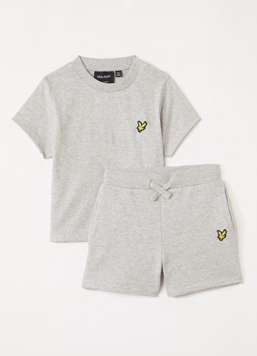 Lyle & Scott Set van T-shirt met korte joggingbroek 2-delig