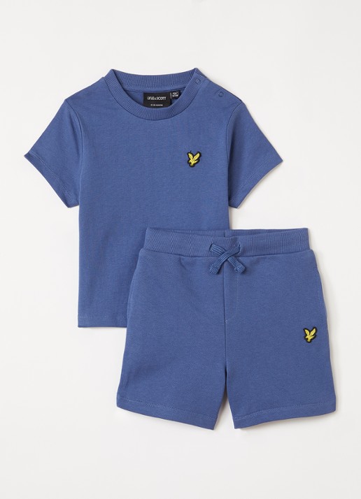 Lyle & Scott Set van T-shirt met korte joggingbroek 2-delig