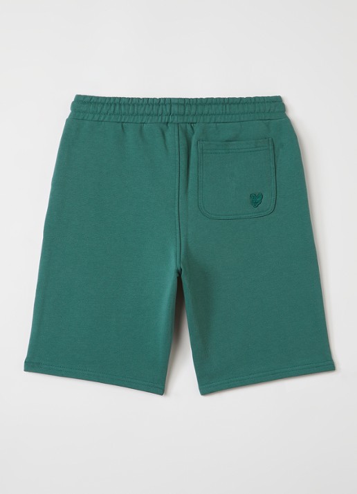 Lyle & Scott Straight fit joggingbroek met trekkoord - voorkant 2 zeegroen