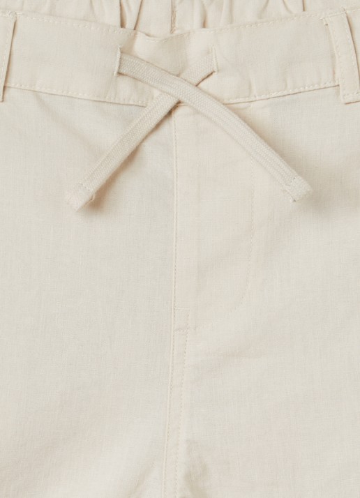 Lyle & Scott Straight fit korte broek - detail 2 beige