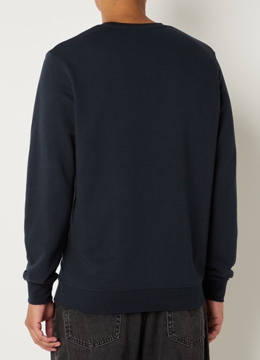 Lyle & Scott Sweater met logo - achterkant 4 donkerblauw