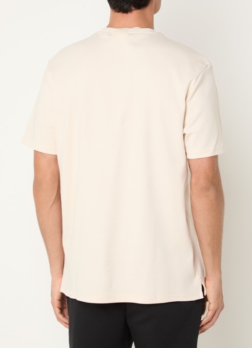 Lyle & Scott T-shirt met logo - achterkant 3 beige