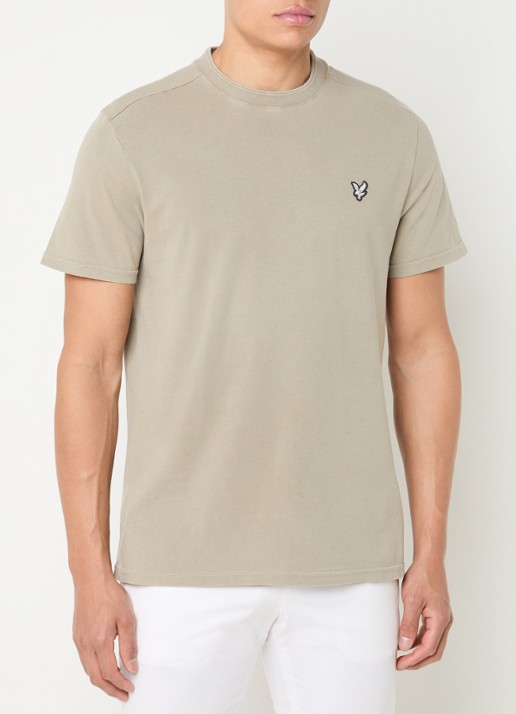 Lyle & Scott T-shirt met logoborduring