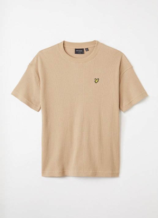 Lyle & Scott T-shirt met structuur