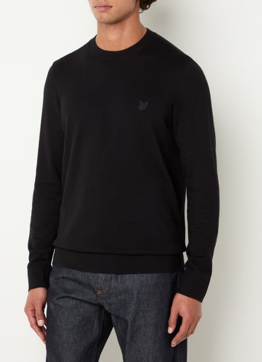 Lyle & Scott Tonal pullover met logo