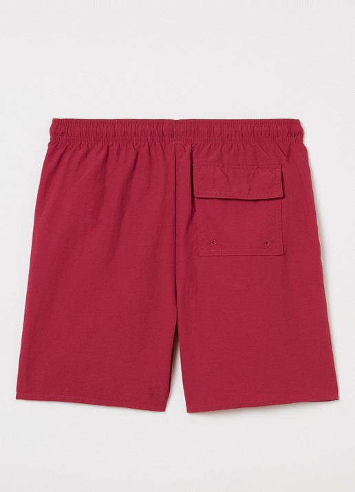 Lyle & Scott Zwemshorts met logoborduring - voorkant 5 cranberryrood