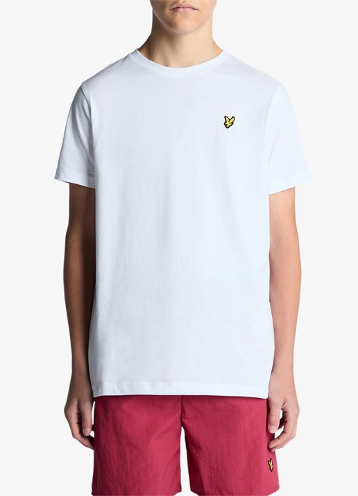 Lyle & Scott Zwemshorts met logoborduring - detail cranberryrood