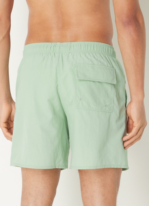 Lyle & Scott Zwemshorts met steekzakken en logo - achterkant mint