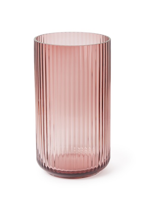 Lyngby Porcelaen Burgundy vaas 31 cm