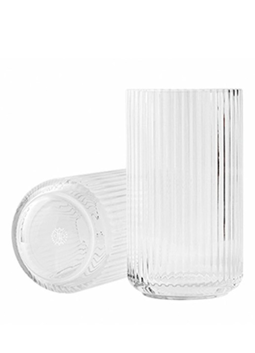 Lyngby Porcelaen Lyngby vaas 31 cm - detail 2 transparant