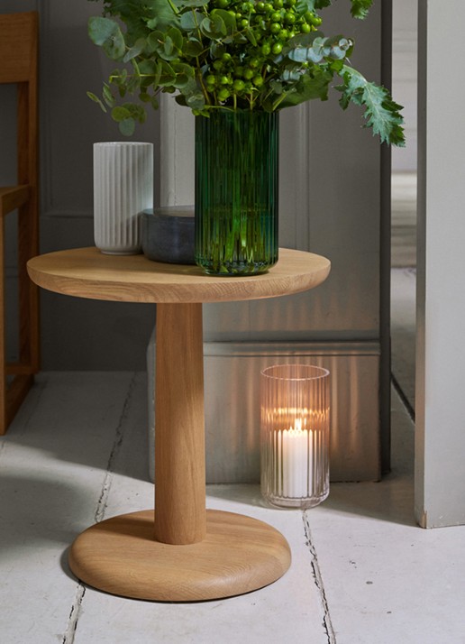 Lyngby Porcelaen Vaas 20,5 cm - detail 3 groen