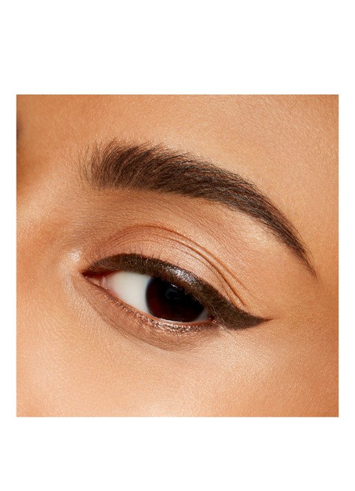 M·A·C Brushstroke Liner - vloeibare eyeliner - voorkant 2 brushbrown