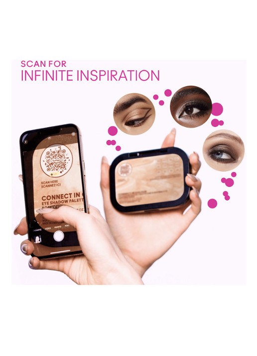 M·A·C Connect In Colour Eye Shadow Palette X12 - oogschaduw palette - detail 3 unfiltered nudes
