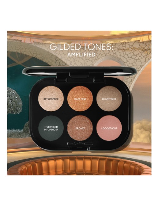 M·A·C  Connect In Colour Eye Shadow Palette X6 - oogschaduw palette - detail 4 bronze influence