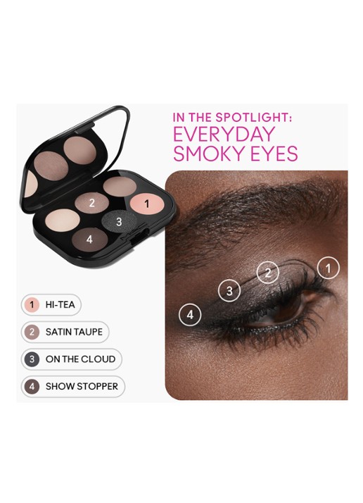 M·A·C  Connect In Colour Eye Shadow Palette X6 - oogschaduw palette - detail 5 encrypted kryptonite