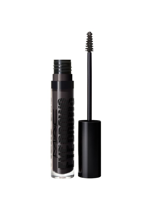 M·A·C Eye Brows Big Boost Fibre Gel - wenkbrauwgel - voorkant onyx